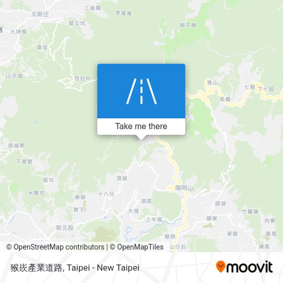 猴崁產業道路 map