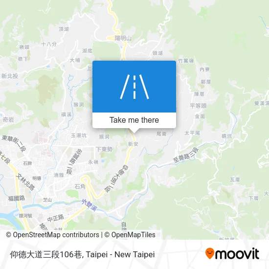仰德大道三段106巷地圖