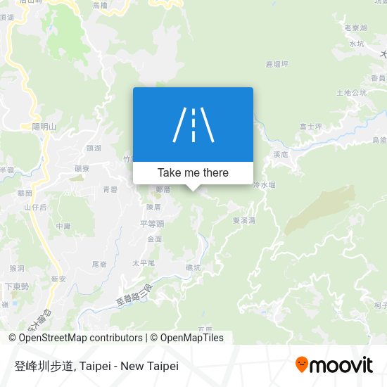 登峰圳步道 map