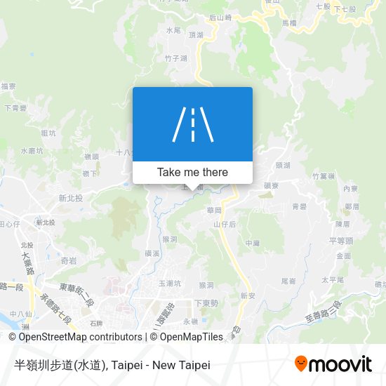 半嶺圳步道(水道)地圖