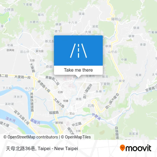天母北路36巷 map
