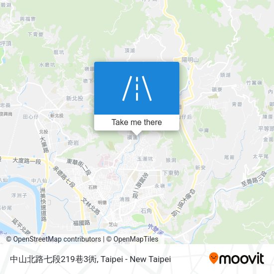 中山北路七段219巷3衖地圖