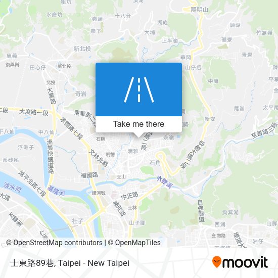 士東路89巷 map