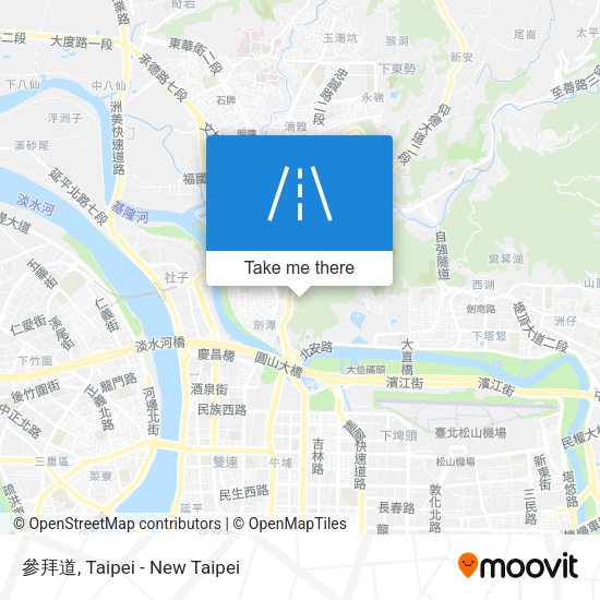參拜道 map