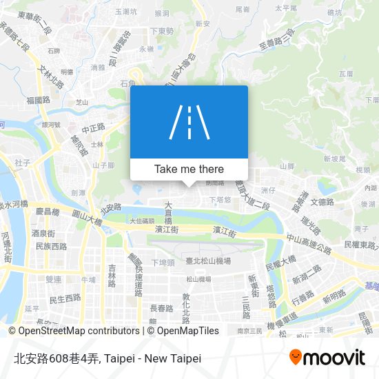 北安路608巷4弄地圖