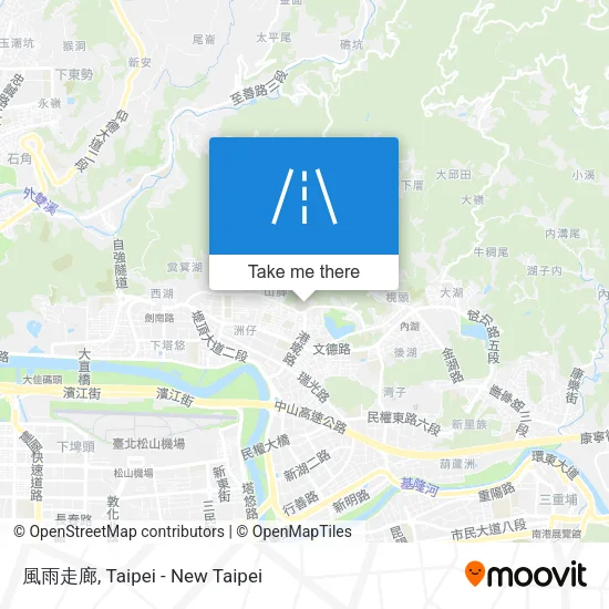 風雨走廊 map