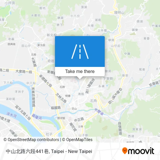 中山北路六段441巷 map