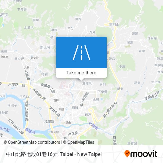 中山北路七段81巷16弄地圖
