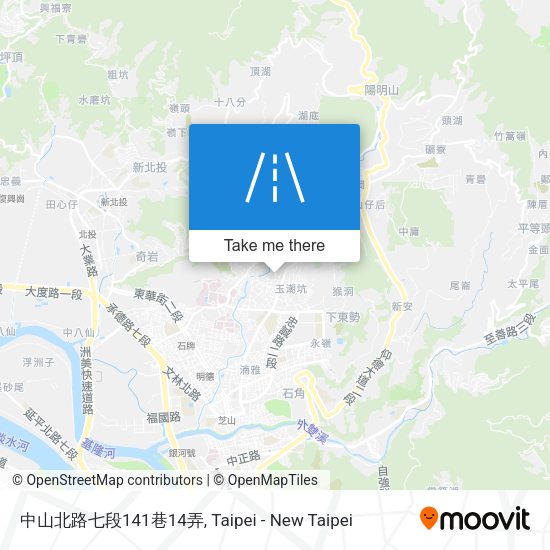 中山北路七段141巷14弄地圖
