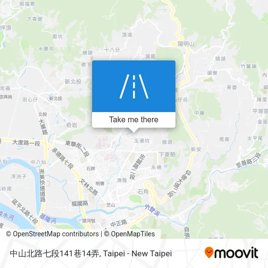 中山北路七段141巷14弄地圖
