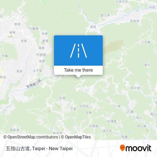 五指山古道 map