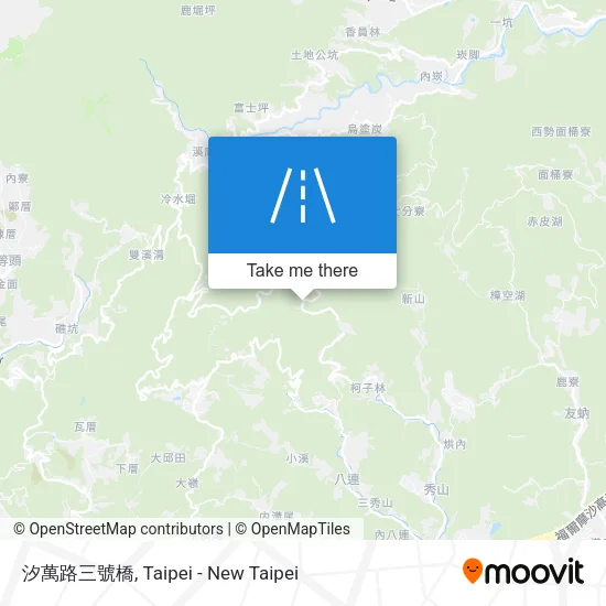 汐萬路三號橋 map