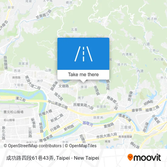 成功路四段61巷43弄地圖