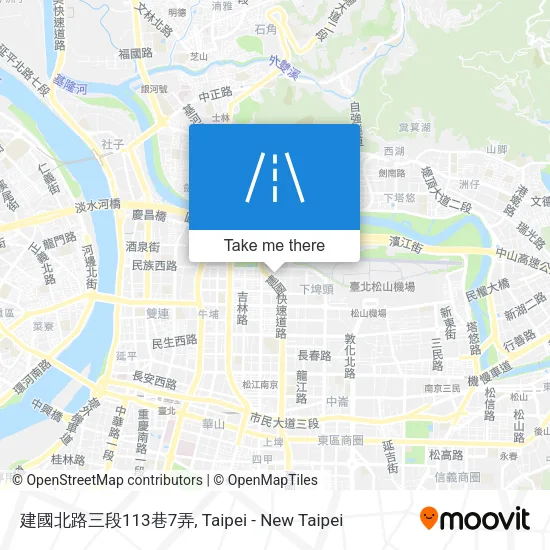 建國北路三段113巷7弄地圖