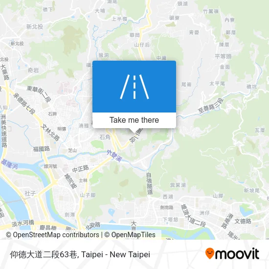 仰德大道二段63巷地圖