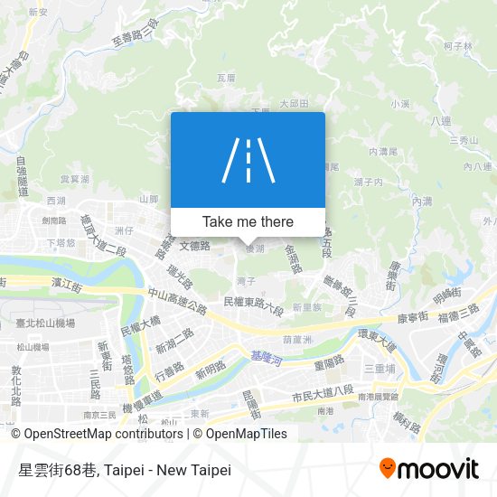 星雲街68巷地圖