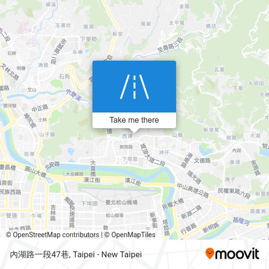 內湖路一段47巷地圖