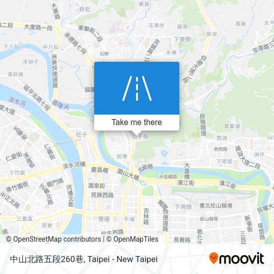 中山北路五段260巷 map
