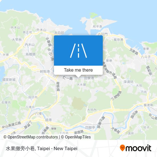 水果攤旁小巷地圖