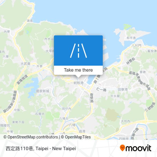 西定路110巷地圖