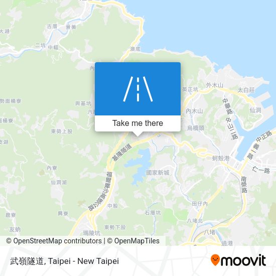 武嶺隧道 map