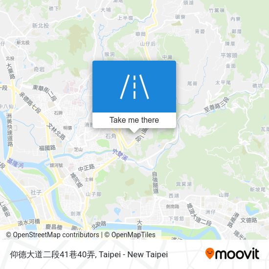 仰德大道二段41巷40弄地圖