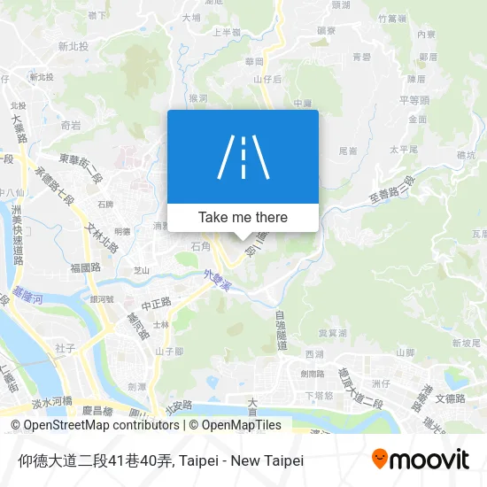 仰德大道二段41巷40弄地圖