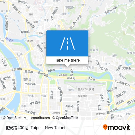 北安路400巷地圖