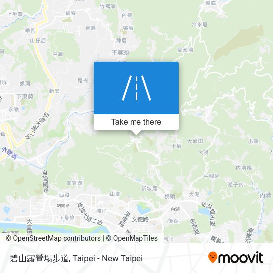 碧山露營場步道地圖