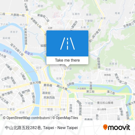 中山北路五段282巷 map