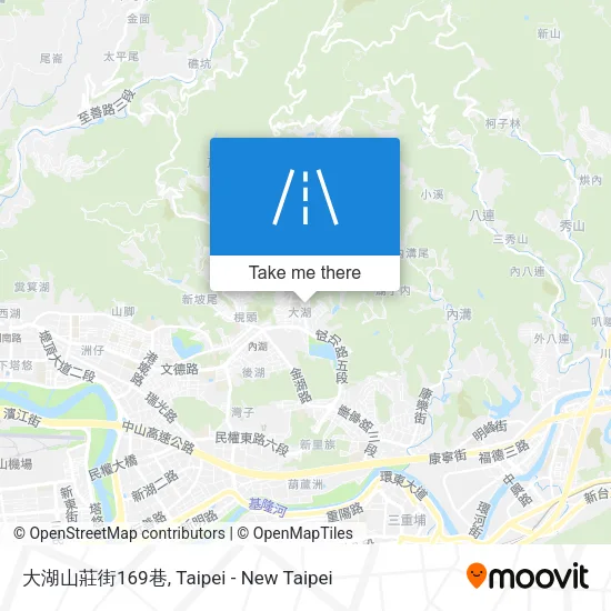 大湖山莊街169巷 map