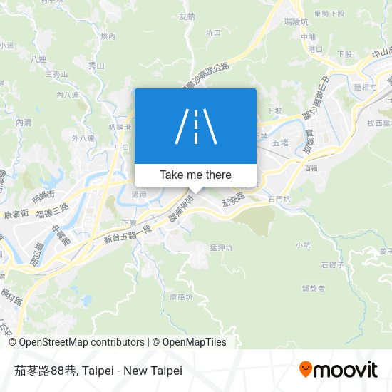 茄苳路88巷地圖