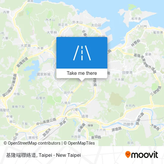 基隆端聯絡道 map