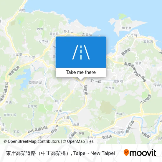 東岸高架道路（中正高架橋） map