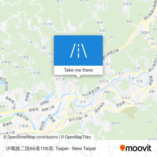汐萬路二段66巷106弄地圖