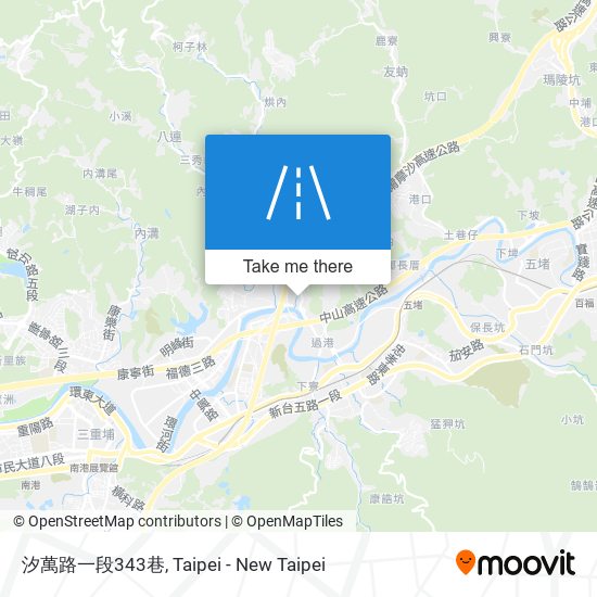 汐萬路一段343巷 map