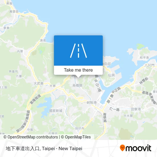 地下車道出入口 map