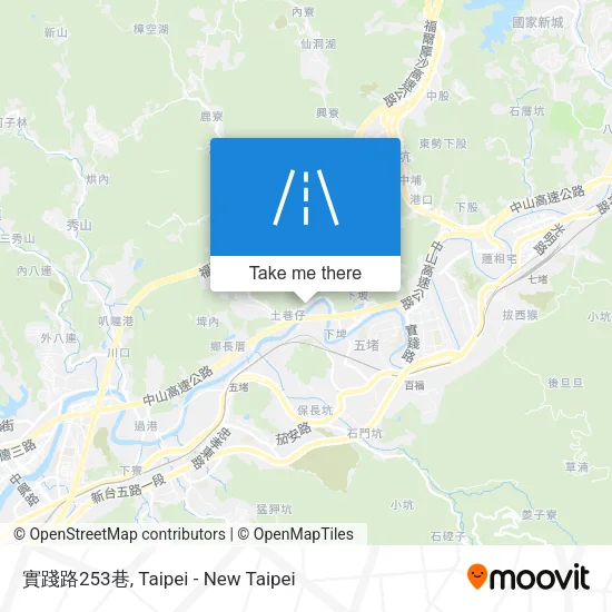 實踐路253巷 map