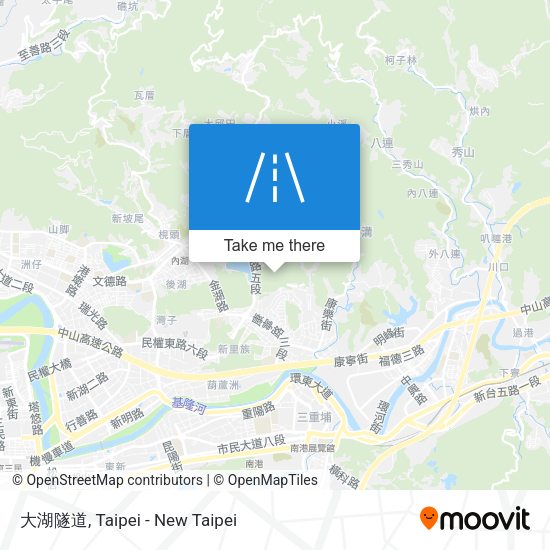 大湖隧道地圖