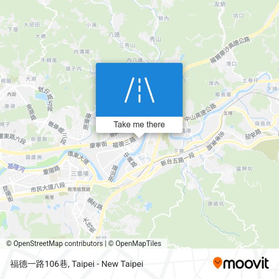 福德一路106巷地圖