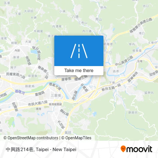 中興路214巷地圖