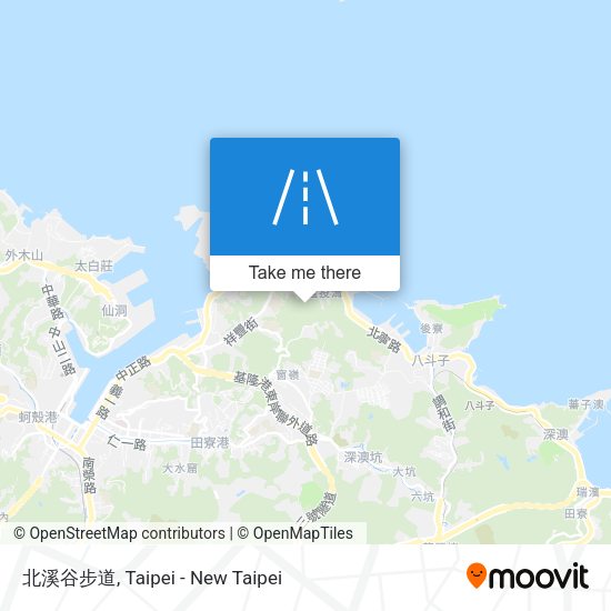 北溪谷步道 map