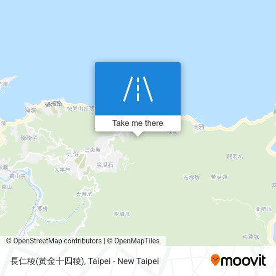 長仁稜(黃金十四稜) map