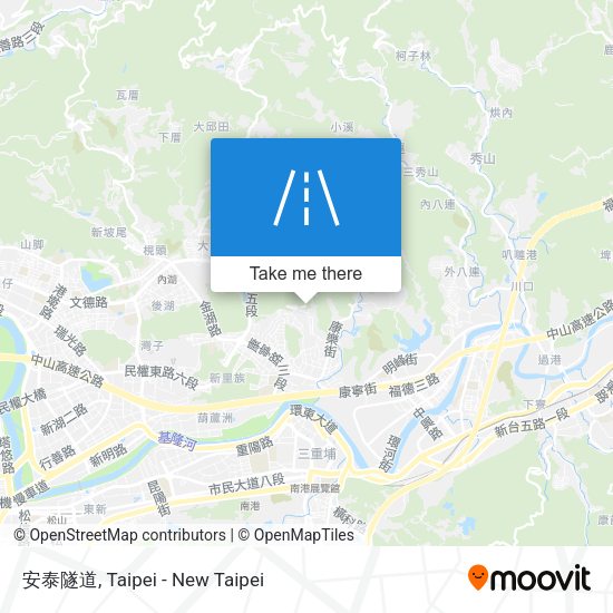 安泰隧道 map