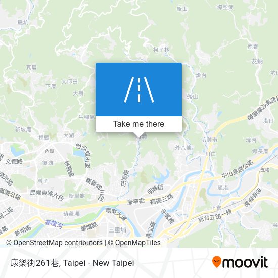 康樂街261巷地圖