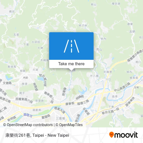 康樂街261巷 map