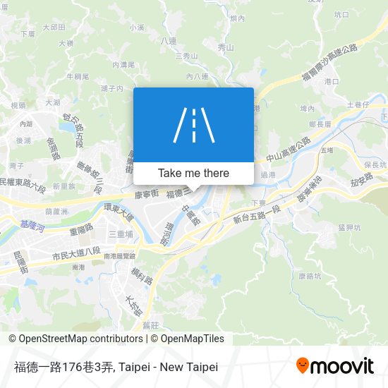 福德一路176巷3弄地圖