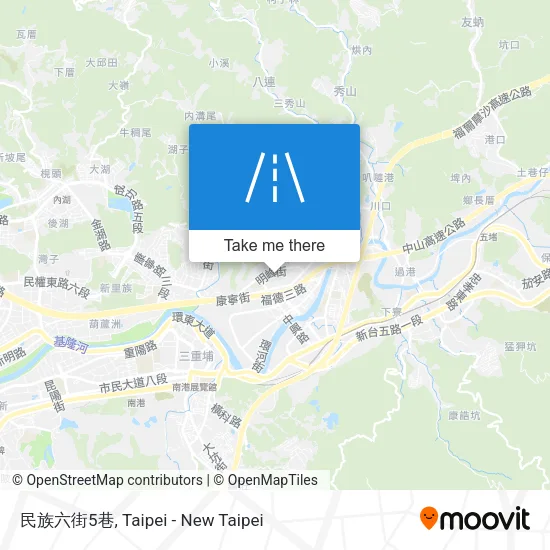 民族六街5巷地圖