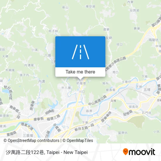 汐萬路二段122巷地圖
