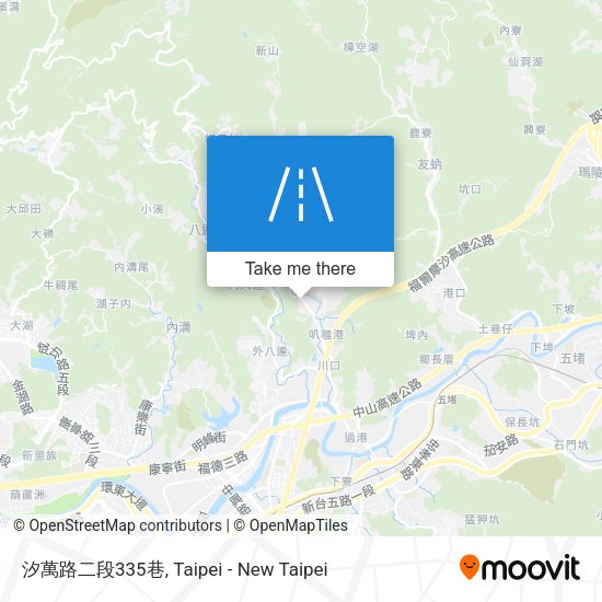汐萬路二段335巷地圖